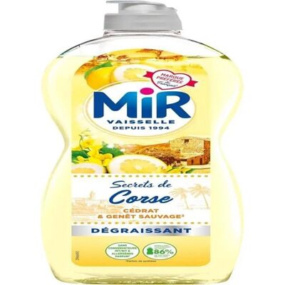 Mir Vaisselle - Secrets de Corse - Cédrat & Genêt Sauvage - 675ml - Publicité Mir Vaisselle - Secrets de Corse - Cédrat & Genêt Sauvage - 675ml - Publicité