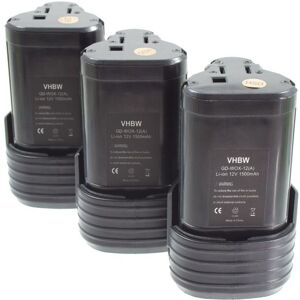 vhbw 3x Li-Ion batterie 1500mAh pour outils batterie tournevis Rockwell RW9300 comme Rockwell KRGRT-PN-7734031. Publicité vhbw 3x Li-Ion batterie 1500mAh pour outils batterie tournevis Rockwell RW9300 comme Rockwell KRGRT-PN-7734031. Publicité