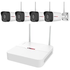 Lifebox Kit vidéo surveillance 8 canaux wifi 4 caméras, disque dur 2t - Publicité Lifebox Kit vidéo surveillance 8 canaux wifi 4 caméras, disque dur 2t - Publicité