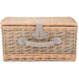 Livoo - Panier Pique-Nique 18l Bois Sep144 - Publicité Livoo - Panier Pique-Nique 18l Bois Sep144 - Publicité