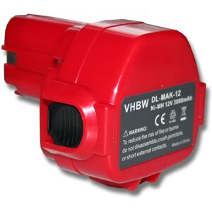 batterie vhbw Makita - 3000mAh NiMH 12V Rouge - Publicité batterie vhbw Makita - 3000mAh NiMH 12V Rouge - Publicité