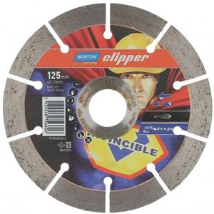 Disque à tronçonner diamant Invincible - Ø 125 x 22,23 mm NORTON - Publicité Disque à tronçonner diamant Invincible - Ø 125 x 22,23 mm NORTON - Publicité