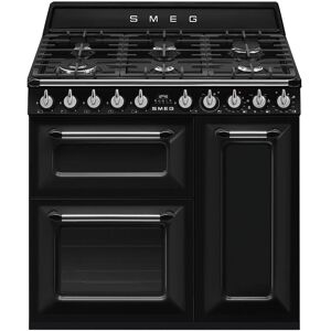 Smeg TR93BL four et cuisinière Electrique Gaz Noir - Publicité Smeg TR93BL four et cuisinière Electrique Gaz Noir - Publicité