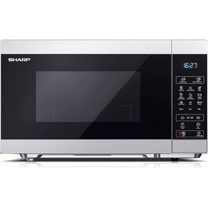 SUBZONAL-SHARP YC-MG02ES - Four à micro-ondes 20 litres, avec fonction grill, programme de décongélation, 11 niveaux de puissance, fonction minuterie, plateau tournant inclus - Publicité SUBZONAL-SHARP YC-MG02ES - Four à micro-ondes 20 litres, avec fonction grill, programme de décongélation, 11 niveaux de puissance, fonction minuterie, plateau tournant inclus - Publicité