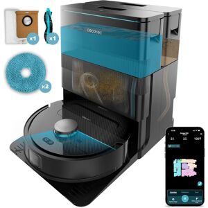 Cecotec Robot aspirateur laveur noir 15000 Pa - Publicité Cecotec Robot aspirateur laveur noir 15000 Pa - Publicité