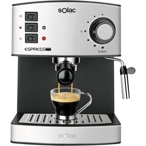 Solac Machine À Expresso De 1,2l De 19 Bars 850w Gris Noir - Publicité Solac Machine À Expresso De 1,2l De 19 Bars 850w Gris Noir - Publicité