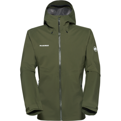 Mammut La veste Hard Shell fiable et polyvalente en montagne Outdoor HS Hooded Jacket Men Vert XXL - Publicité Mammut La veste Hard Shell fiable et polyvalente en montagne Outdoor HS Hooded Jacket Men Vert XXL - Publicité