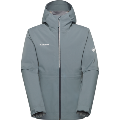 Mammut Veste hardshell légère et stretch pour la randonnée Linard Guide HS Hooded Jacket Men Gris L - Publicité Mammut Veste hardshell légère et stretch pour la randonnée Linard Guide HS Hooded Jacket Men Gris L - Publicité