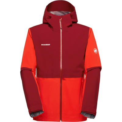 Mammut Veste hardshell légère et stretch pour la randonnée Linard Guide HS Hooded Jacket Men Rouge XXL - Publicité Mammut Veste hardshell légère et stretch pour la randonnée Linard Guide HS Hooded Jacket Men Rouge XXL - Publicité
