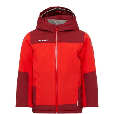 Mammut Veste polyvalente, isolante et imperméable Treeline HS Thermo Hooded Jacket Rouge 104 - Publicité Mammut Veste polyvalente, isolante et imperméable Treeline HS Thermo Hooded Jacket Rouge 104 - Publicité