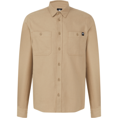 Mammut Chemise classique douce en flanelle Alvra Plain Longsleeve Shirt Men Brown M - Publicité Mammut Chemise classique douce en flanelle Alvra Plain Longsleeve Shirt Men Brown M - Publicité