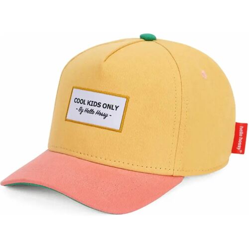 Hello Hossy Casquette Visière Courbée Mini Sunset Coton Bio Jaune 9/18 mois Image