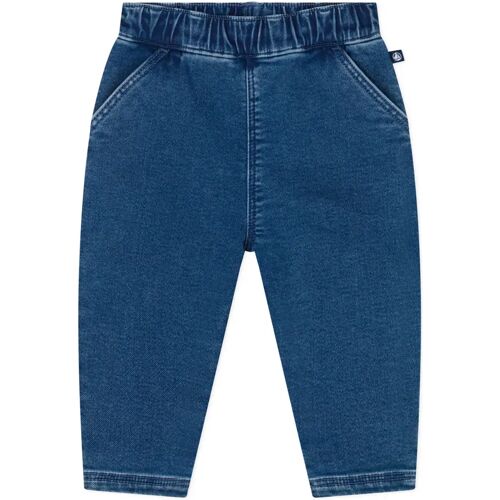 Petit Bateau Sarouel Lap Molleton Denim Bleu jean 6 mois Image