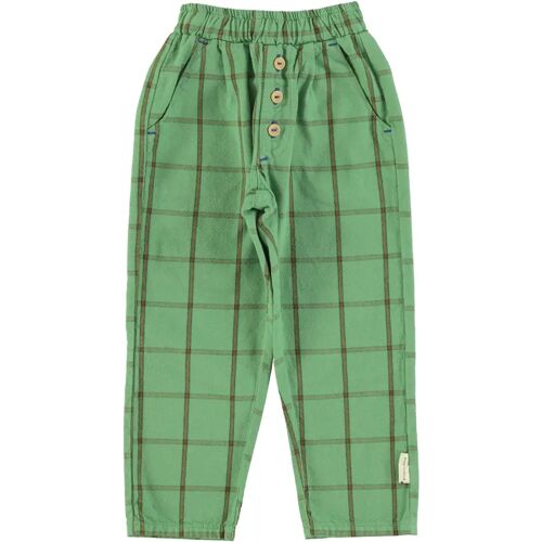 Piupiuchick Pantalon Carreaux  Vert 12 mois Image
