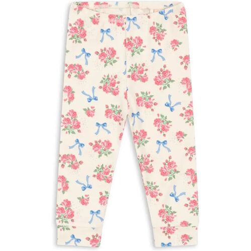 Konges Sløjd Legging Fleuri Coton Bio Ecru 3 mois Image