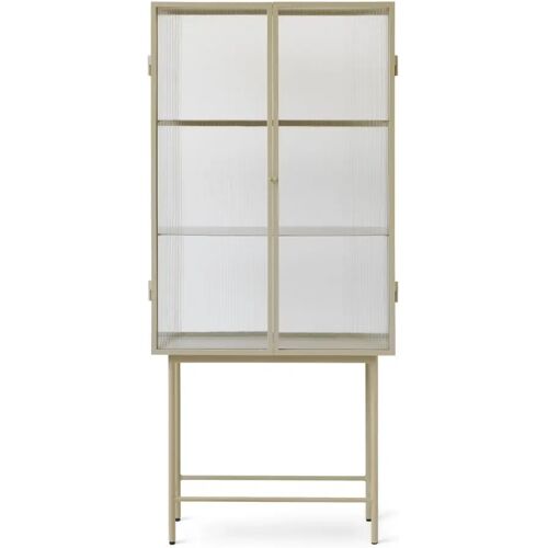 Ferm Living Buffet Haze, en verre strié et métal  Beige taille unique Image