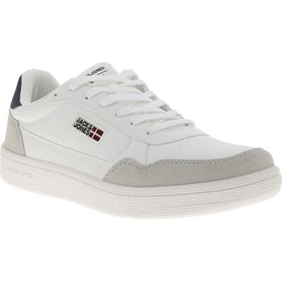 Jack & Jones - Baskets Jack & Jones Bounce Blanches Et à Lacets - Blanc 40 - Publicité Jack & Jones - Baskets Jack & Jones Bounce Blanches Et à Lacets - Blanc 40 - Publicité