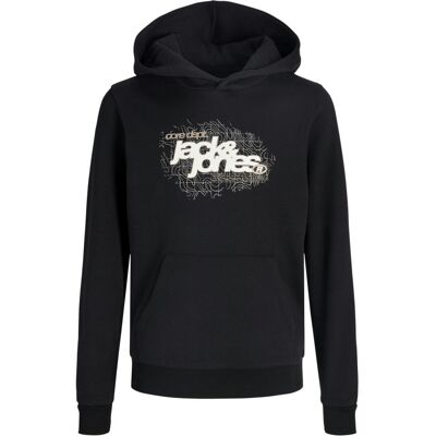 Jack & Jones - Sweat à Capuche Junior Garçon Jack & Jones Avec Manches Longues Noir - Noir 12 - Publicité Jack & Jones - Sweat à Capuche Junior Garçon Jack & Jones Avec Manches Longues Noir - Noir 12 - Publicité