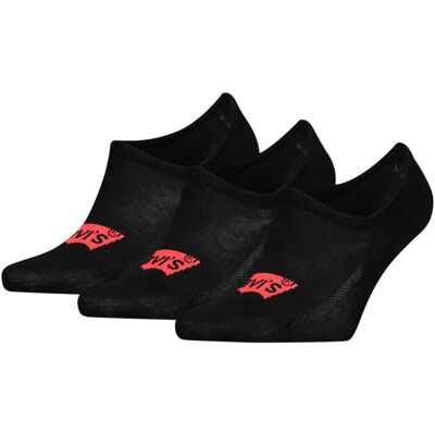 Levi's® - Lot De 3 Paires De Chaussettes Levi's® Noires - Noires D35 - Publicité Levi's® - Lot De 3 Paires De Chaussettes Levi's® Noires - Noires D35 - Publicité