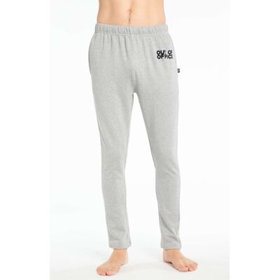 Arthur - Pantalon De Pyjama Gris Uni En Coton Coupe Fuselée - Gris XL - Publicité Arthur - Pantalon De Pyjama Gris Uni En Coton Coupe Fuselée - Gris XL - Publicité