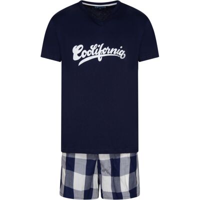 Arthur - Pyjama Court Arthur Fermée Marine Avec Manches Courtes Et Col Rond - Marine S - Publicité Arthur - Pyjama Court Arthur Fermée Marine Avec Manches Courtes Et Col Rond - Marine S - Publicité