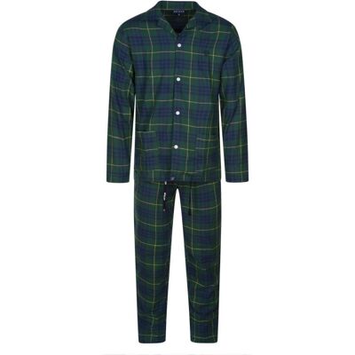 Arthur - Pyjama Long En Coton Sapin à Tartan Avec Une Coupe Droite Et Un Col Français - Sapin M - Publicité Arthur - Pyjama Long En Coton Sapin à Tartan Avec Une Coupe Droite Et Un Col Français - Sapin M - Publicité