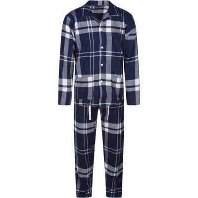Arthur - Pyjama Long Arthur Coton Avec Manches Longues Et Col à Revers Marine Tartan - Marine M - Publicité Arthur - Pyjama Long Arthur Coton Avec Manches Longues Et Col à Revers Marine Tartan - Marine M - Publicité
