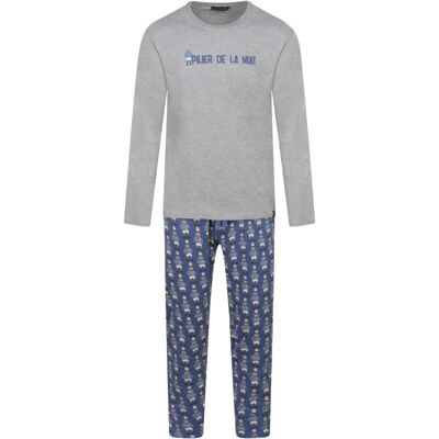 Arthur - Pyjama Long Arthur En Coton Avec Manches Longues Et Col Rond Gris Imprimé Ours - Gris XL - Publicité Arthur - Pyjama Long Arthur En Coton Avec Manches Longues Et Col Rond Gris Imprimé Ours - Gris XL - Publicité