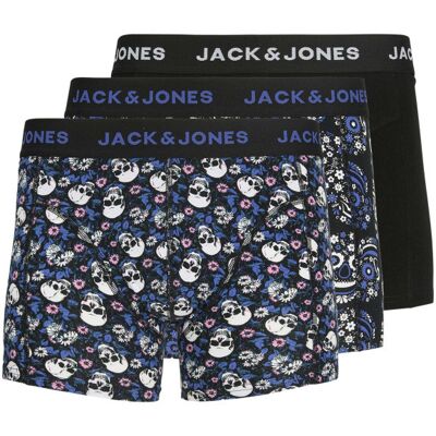 Jack & Jones - Boxer Classique En Coton Biologique Noir à Motifs Avec Une Taille élastiquée - Noir S - Publicité Jack & Jones - Boxer Classique En Coton Biologique Noir à Motifs Avec Une Taille élastiquée - Noir S - Publicité