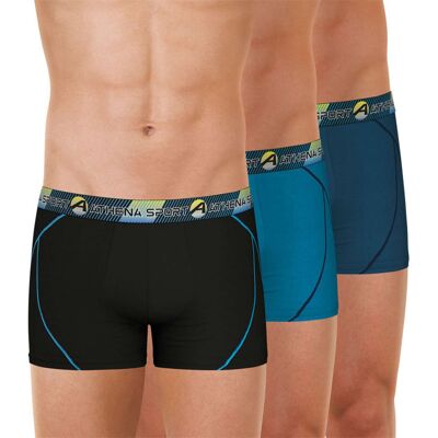 - Boxer Athena Bleu - Bleu M - Publicité - Boxer Athena Bleu - Bleu M - Publicité