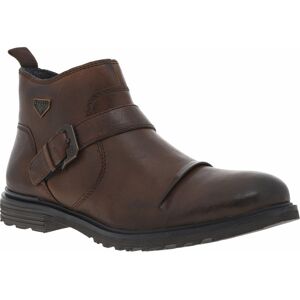 Bugatti - Boots Bugatti En Cuir Marron Et à Zip - Marron 44 - Publicité Bugatti - Boots Bugatti En Cuir Marron Et à Zip - Marron 44 - Publicité