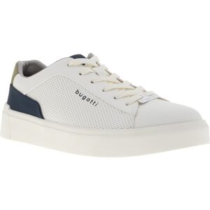 Bugatti - Sneakers Bugatti Blanches Et à Lacets - Blanc 44 - Publicité Bugatti - Sneakers Bugatti Blanches Et à Lacets - Blanc 44 - Publicité