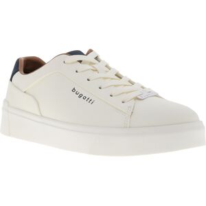 Bugatti - Sneakers Bugatti Blanches Et à Lacets - Blanc 44 - Publicité Bugatti - Sneakers Bugatti Blanches Et à Lacets - Blanc 44 - Publicité