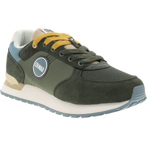 Colmar - Baskets Colmar Travis Authentic En Cuir Kaki Et à Lacets - Vert 46 - Publicité Colmar - Baskets Colmar Travis Authentic En Cuir Kaki Et à Lacets - Vert 46 - Publicité