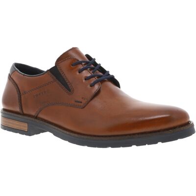 Rieker® - Derbies Rieker En Cuir Marron Cognac à Soufflet élastiqué - Brun 41 - Publicité Rieker® - Derbies Rieker En Cuir Marron Cognac à Soufflet élastiqué - Brun 41 - Publicité