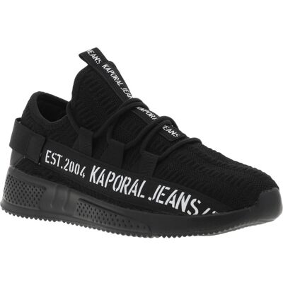 Kaporal - Baskets Kaporal Slip-on En Textile Noir - Noir 42 - Publicité Kaporal - Baskets Kaporal Slip-on En Textile Noir - Noir 42 - Publicité