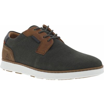 Bullboxer - Baskets Basses Bullboxer En Textile Kaki à Semelle Sneaker Blanche - Graphite 41 - Publicité Bullboxer - Baskets Basses Bullboxer En Textile Kaki à Semelle Sneaker Blanche - Graphite 41 - Publicité