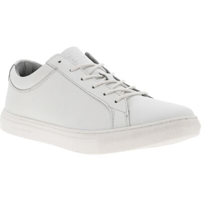 Jack & Jones - Baskets Basses Jack & Jones En Cuir Blanc à Lacets Ronds - Blanches 46 - Publicité Jack & Jones - Baskets Basses Jack & Jones En Cuir Blanc à Lacets Ronds - Blanches 46 - Publicité