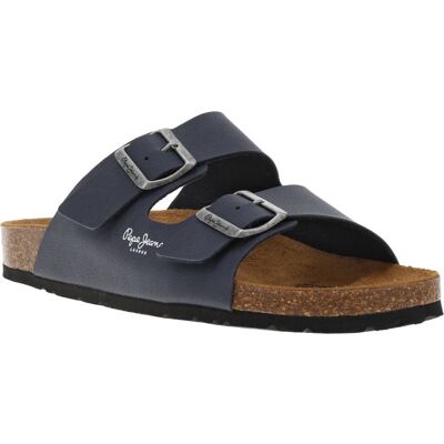Pepe Jeans - Mules Bleu - 46 - Publicité Pepe Jeans - Mules Bleu - 46 - Publicité