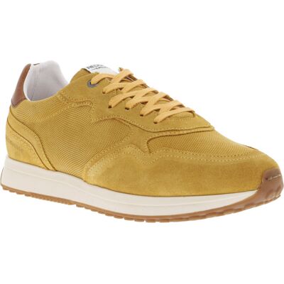 Redskins - Baskets Basses Redskins En Cuir Nubuck Ocre à Lacets Plats - Ocre 41 - Publicité Redskins - Baskets Basses Redskins En Cuir Nubuck Ocre à Lacets Plats - Ocre 41 - Publicité