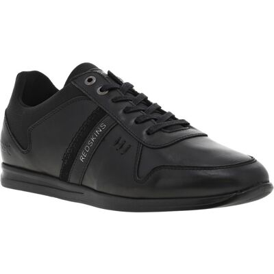Redskins - Baskets Basses Redskins En Cuir Noires Et à Lacets Enduis - Noires 40 - Publicité Redskins - Baskets Basses Redskins En Cuir Noires Et à Lacets Enduis - Noires 40 - Publicité