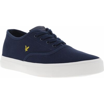 Lyle & Scott - Baskets Basses Lyle&scott En Toile Bleu Marine à Semelle Vulcanisée Et Lacets Ton Sur Ton - Bleu Marine 41 - Publicité Lyle & Scott - Baskets Basses Lyle&scott En Toile Bleu Marine à Semelle Vulcanisée Et Lacets Ton Sur Ton - Bleu Marine 41 - Publicité