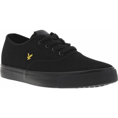 Lyle & Scott - Baskets Basses Lyle&scott En Toile Noire à Semelle Noire Vulcanisée - Noires 43 - Publicité Lyle & Scott - Baskets Basses Lyle&scott En Toile Noire à Semelle Noire Vulcanisée - Noires 43 - Publicité