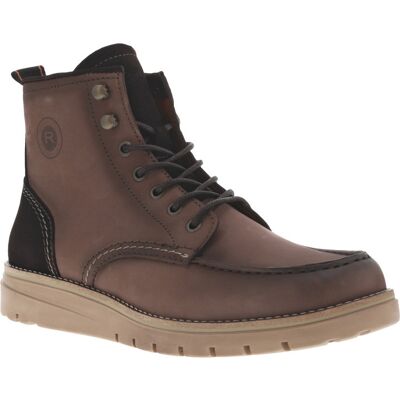 Redskins - Bottines Redskins En Cuir Marron Et à Lacets Enduis - Marron 40 - Publicité Redskins - Bottines Redskins En Cuir Marron Et à Lacets Enduis - Marron 40 - Publicité