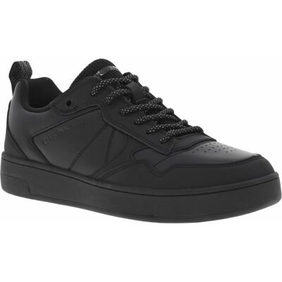Klein - Sneakers Calvin Klein En Cuir Noir Et à Lacets Ronds Tressés - Noir 40 - Publicité Klein - Sneakers Calvin Klein En Cuir Noir Et à Lacets Ronds Tressés - Noir 40 - Publicité
