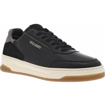 Lyle & Scott - Baskets Lyle&scott En Cuir Noires à Semelle Plate Et à Lacets Plats Noirs - Noires 40 - Publicité Lyle & Scott - Baskets Lyle&scott En Cuir Noires à Semelle Plate Et à Lacets Plats Noirs - Noires 40 - Publicité