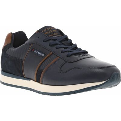 Redskins - Sneakers Redskins En Cuir Bleu Marine à Lacets Plats - Bleu Marine 45 - Publicité Redskins - Sneakers Redskins En Cuir Bleu Marine à Lacets Plats - Bleu Marine 45 - Publicité