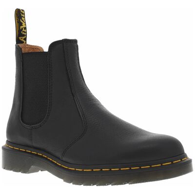 DR MARTENS - Boots Dr.martens En Cuir Noires Et à Bandes élastiquées - Noires 48 - Publicité DR MARTENS - Boots Dr.martens En Cuir Noires Et à Bandes élastiquées - Noires 48 - Publicité