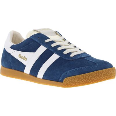 Gola - Baskets Gola En Cuir Bleues Et à Lacets Plats - Bleues 42 - Publicité Gola - Baskets Gola En Cuir Bleues Et à Lacets Plats - Bleues 42 - Publicité