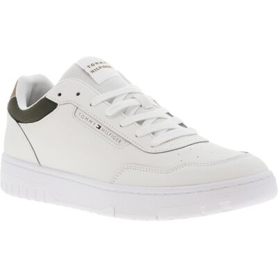 - Tennis Tommy Hilfiger En Cuir écrues Et à Lacets Plats - écrues 42 - Publicité - Tennis Tommy Hilfiger En Cuir écrues Et à Lacets Plats - écrues 42 - Publicité